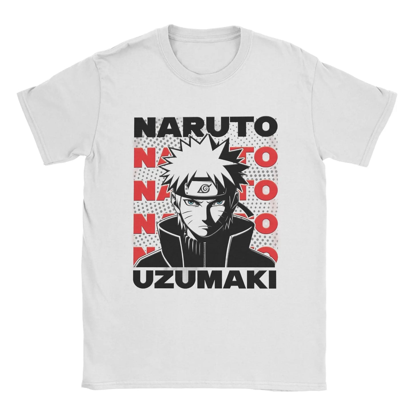 T-Shirt Blanc Naruto Uzumaki