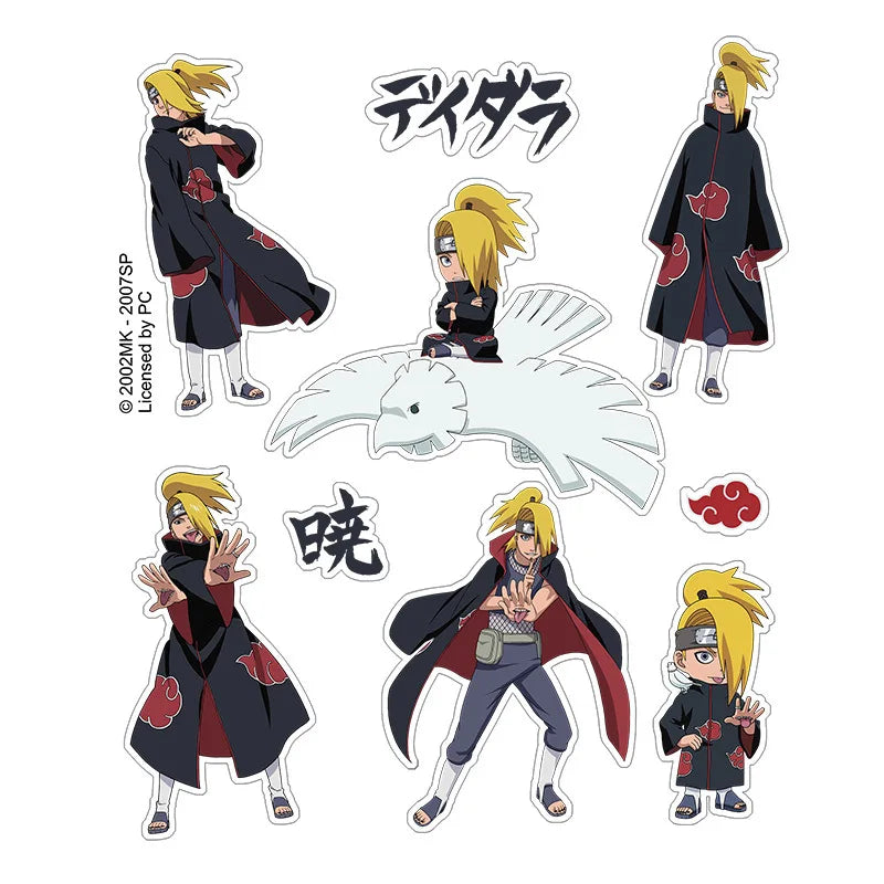Stickers Naruto - Planche Deidara
