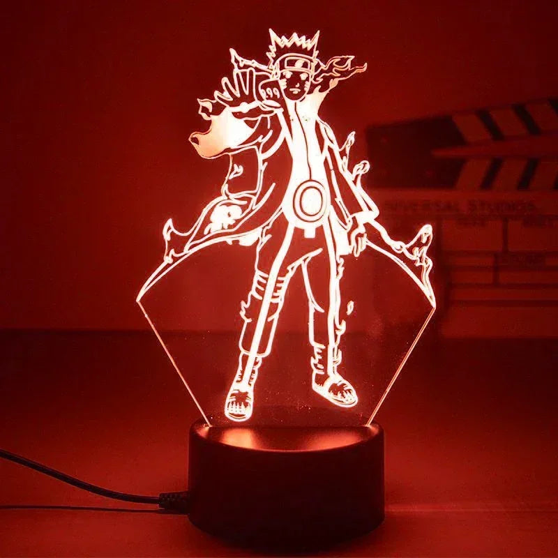 Lampe 3D Naruto Mode Chakra de Kyûbi