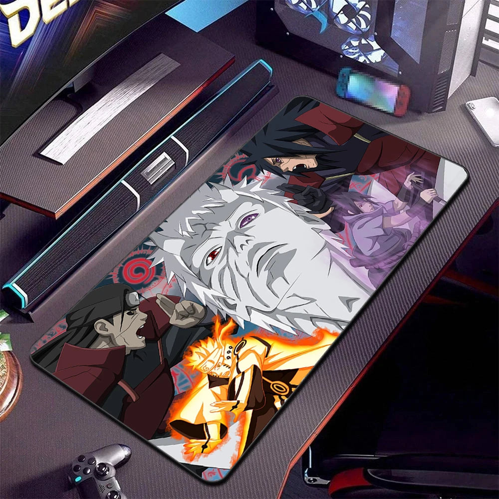 Tapis de Souris Naruto - Naruto Sasuke Obito Madara Hashirama