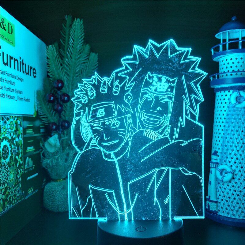 Lampe Naruto et Jiraya