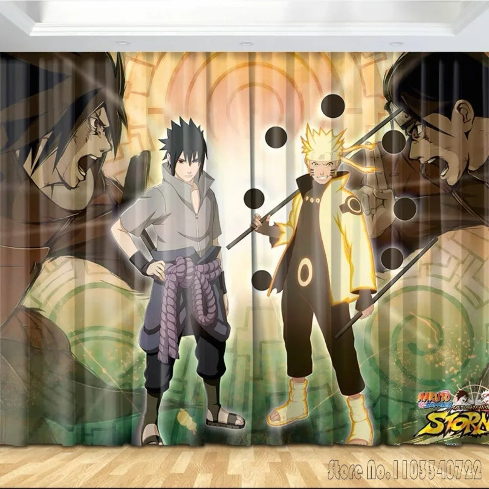 Rideau Naruto - Naruto et Sasuke