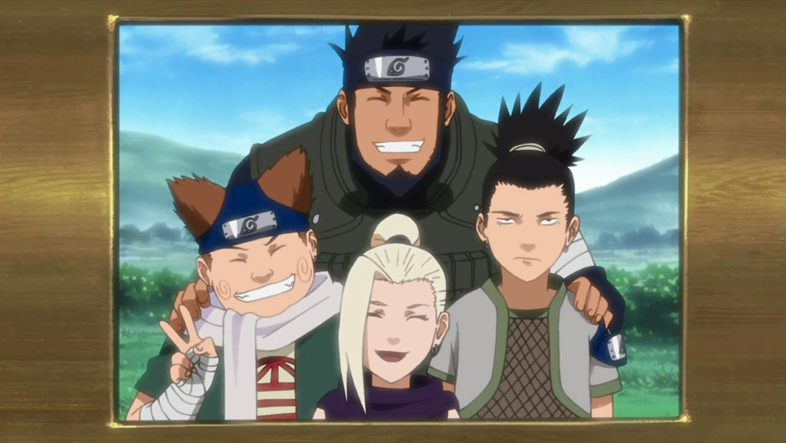 L'Équipe 10 : le trio Ino-Shika-Chô d'Asuma
