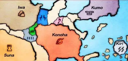 Les Cinq Grandes Nations Shinobi de Naruto