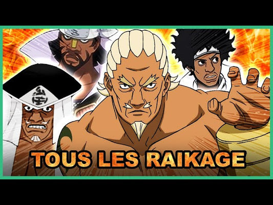 Les Raikage : les cinq dirigeants de Kumogakure