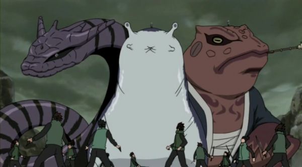 Gamabunta, Manda, Katsuyu : les invocations des Sannin