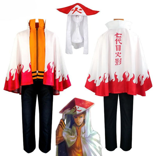 Ensemble Cosplay Naruto Uzumaki - Hokage Konoha