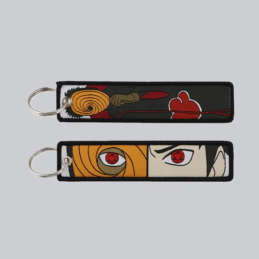Porte-Clé Naruto - Masque de Tobi et Sharingan d'Obito