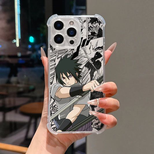 Coque Naruto iPhone - Sasuke Uchiha et le Kusanagi Planche Manga
