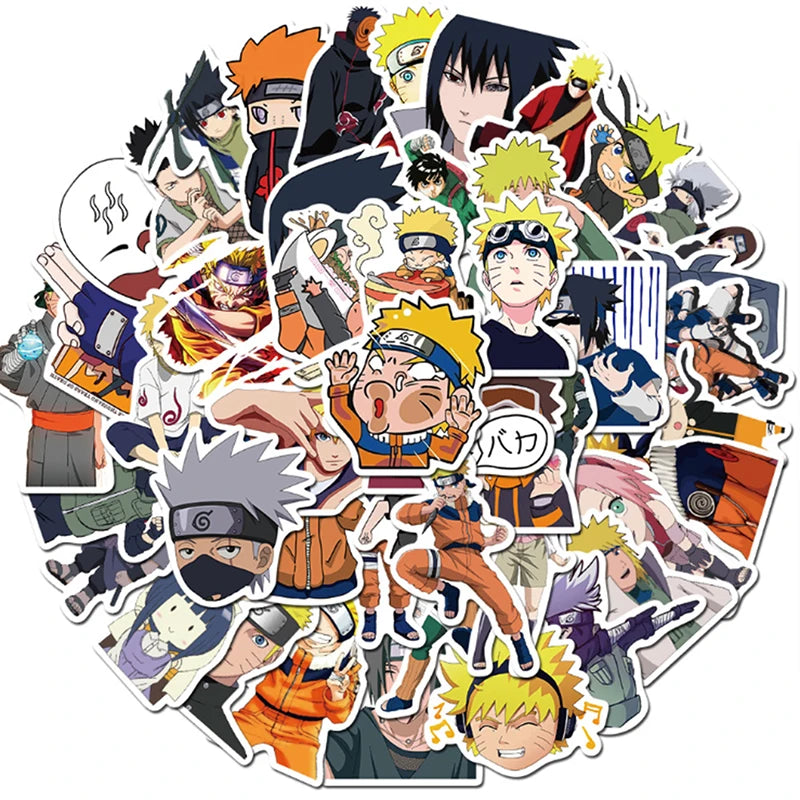 Lot 50 Stickers Naruto 50 pièces