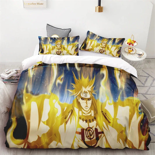 Housse de Couette Naruto - Minato Mode Chakra Kyûbi