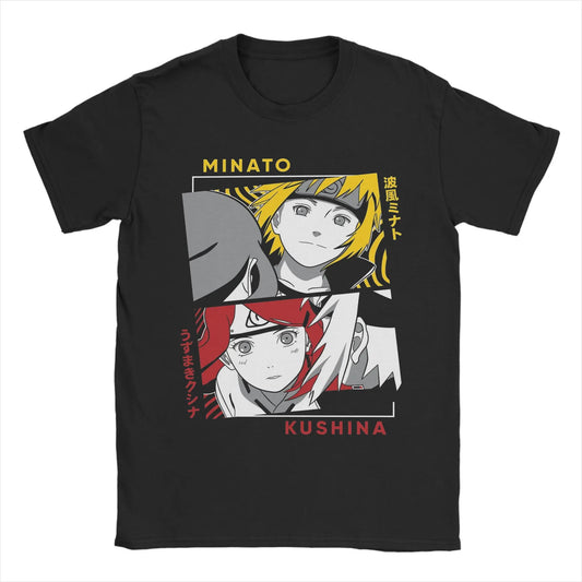T-Shirt Naruto - Minato et Kushina Enfants