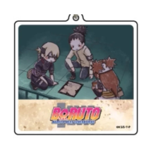 Porte-Clé Boruto - Shikadai, Inojin et Chocho
