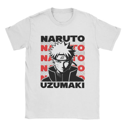 T-Shirt Blanc Naruto Uzumaki