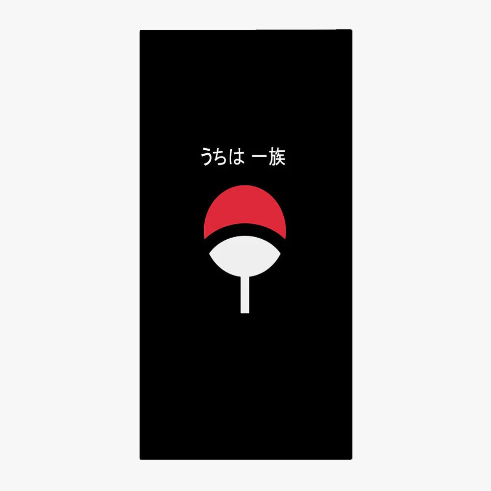 Serviette Naruto - Symbole Clan Uchiha
