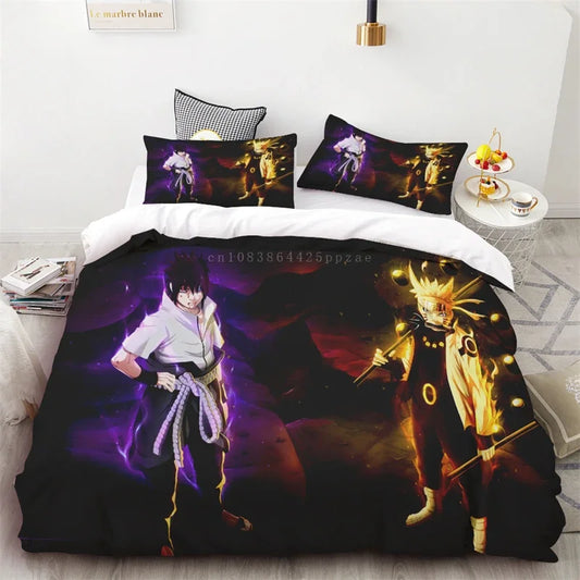 Housse de Couette Naruto et Sasuke