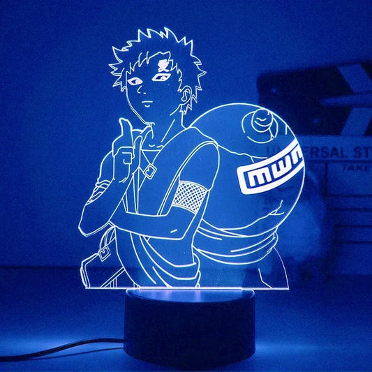 Lampe 3D Naruto - Gaara du Désert