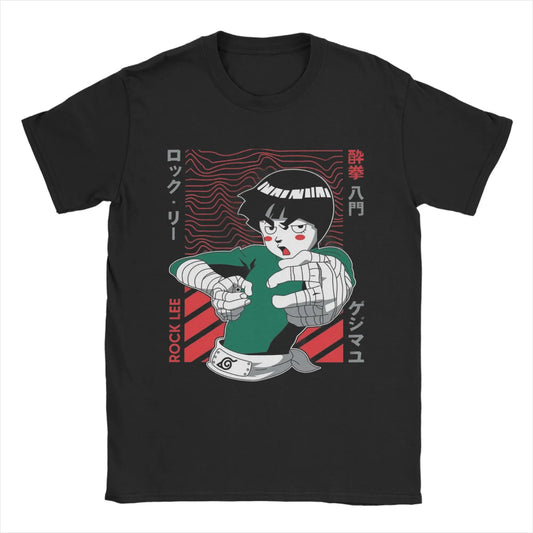 T-Shirt Naruto - Rock Lee Technique de L'Homme Ivre