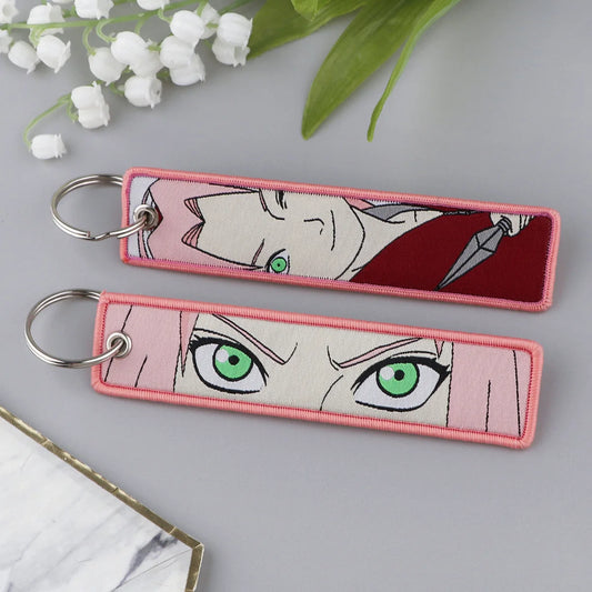 Porte-Clé Naruto - Sakura Haruno aux Yeux Verts