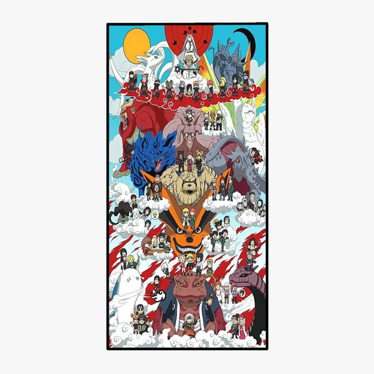 Serviette Personnages Univers Naruto