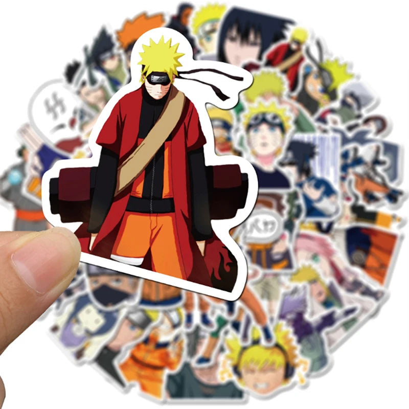 Lot 50 Stickers Naruto