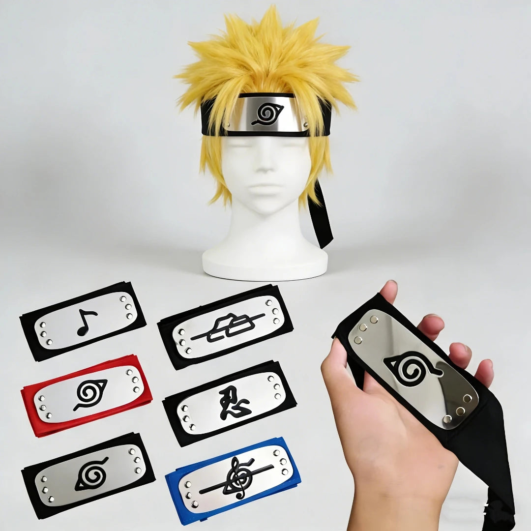 Masque de Sommeil Naruto - Bandeau Frontal de Konoha