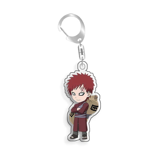 Porte-Clé Acrylique Naruto - Gaara et sa Gourde de Sable
