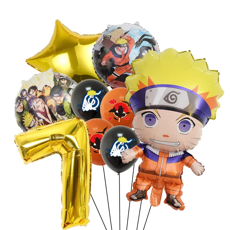 Ballons Anniversaire Naruto - Chiffre 7