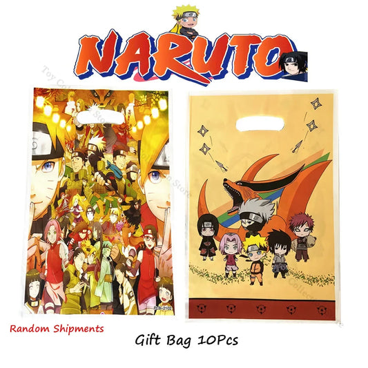 Sacs Cadeaux Naruto - Lot de 10 Pochettes Surprise