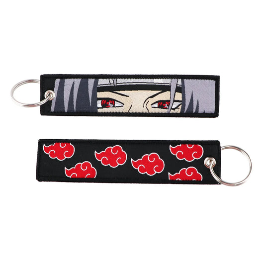 Porte-Clé Naruto - Itachi Uchiha et les Nuages de l'Akatsuki