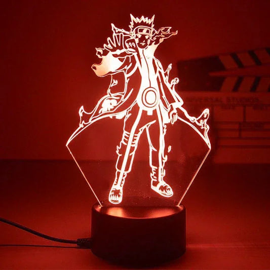 Lampe 3D Naruto Mode Chakra de Kyûbi