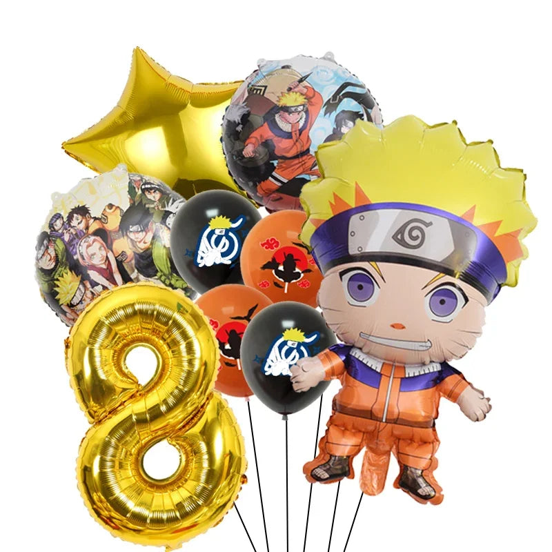 Ballons Anniversaire Naruto - Chiffre 8