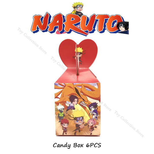 Boîtes à Bonbons Naruto - Lot de 6