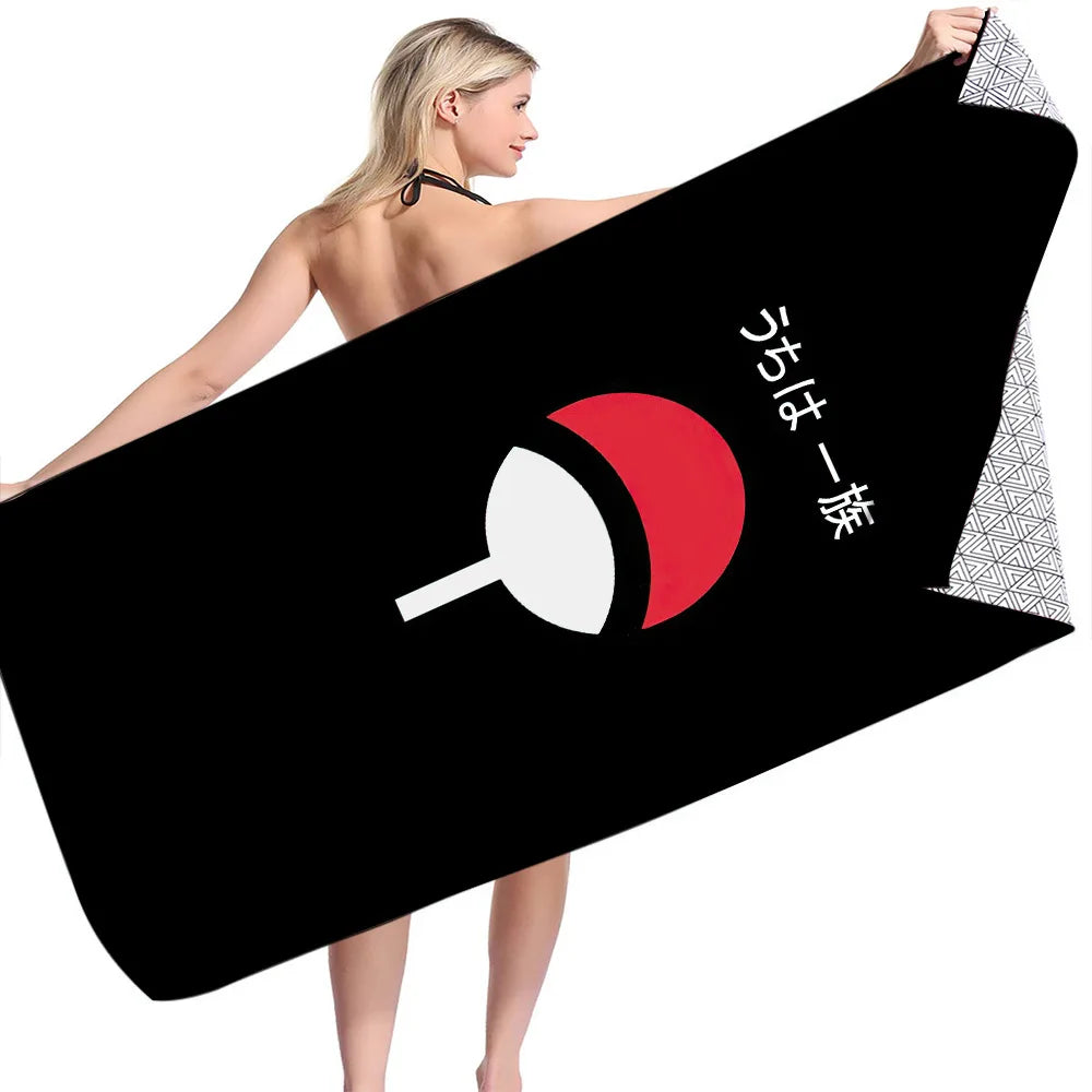 Serviette Naruto - Symbole Clan Uchiha