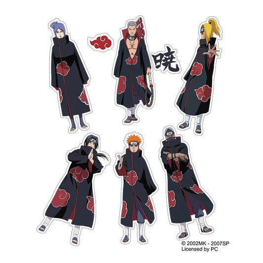 Stickers Akatsuki - Konan, Hidan et Kakuzu