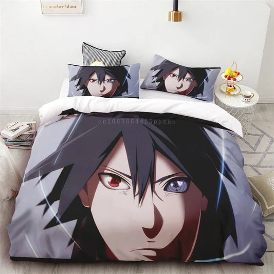 Housse de Couette Naruto - Sasuke Uchiha Rinnegan Sharingan