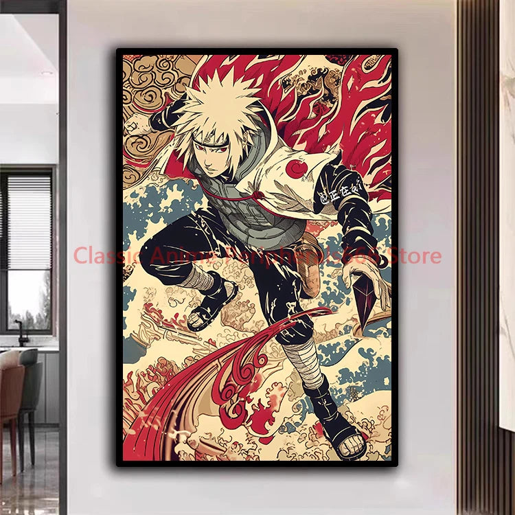 Poster Naruto Ukiyo-e - Minato Namikaze