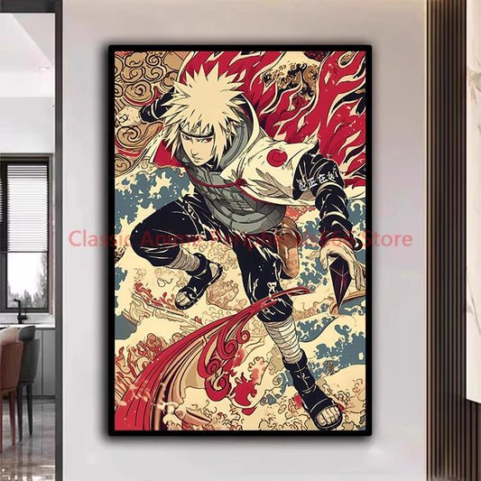 Poster Naruto Ukiyo-e - Minato Namikaze