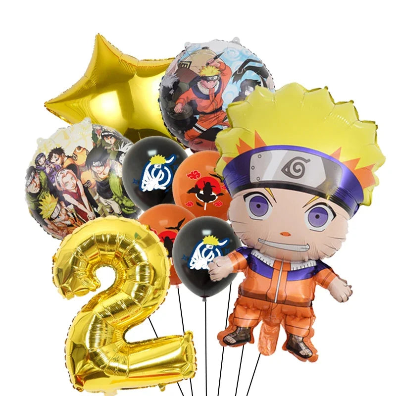 Ballons Anniversaire Naruto - Chiffre 2