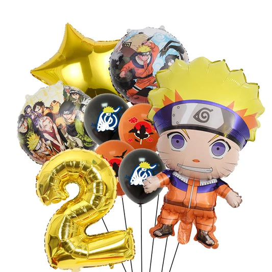 Ballons Anniversaire Naruto - Chiffre 2