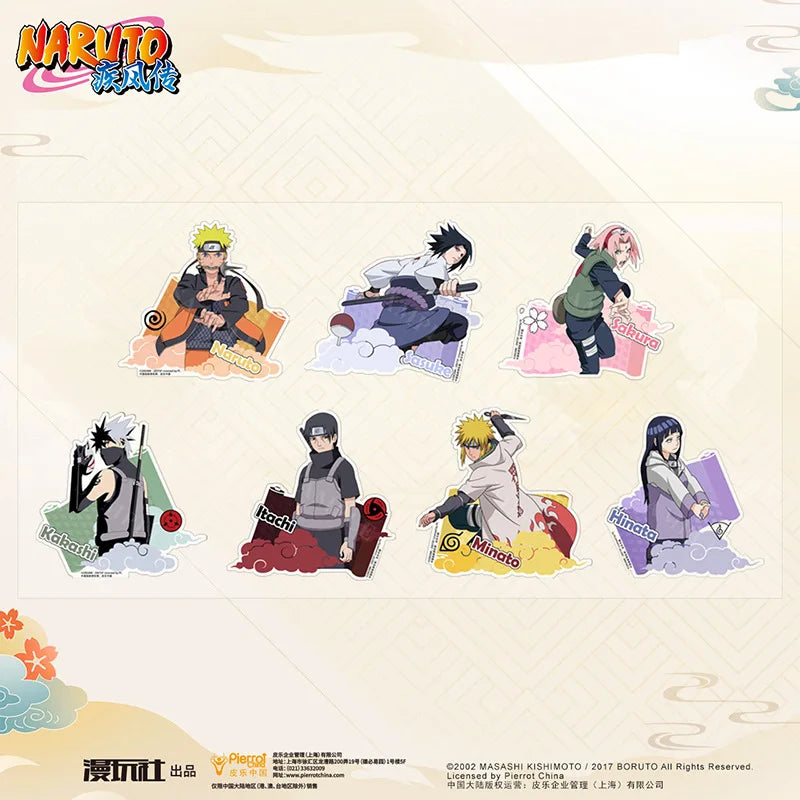 Stickers Naruto - Planche Parchemin, 7 Personnages