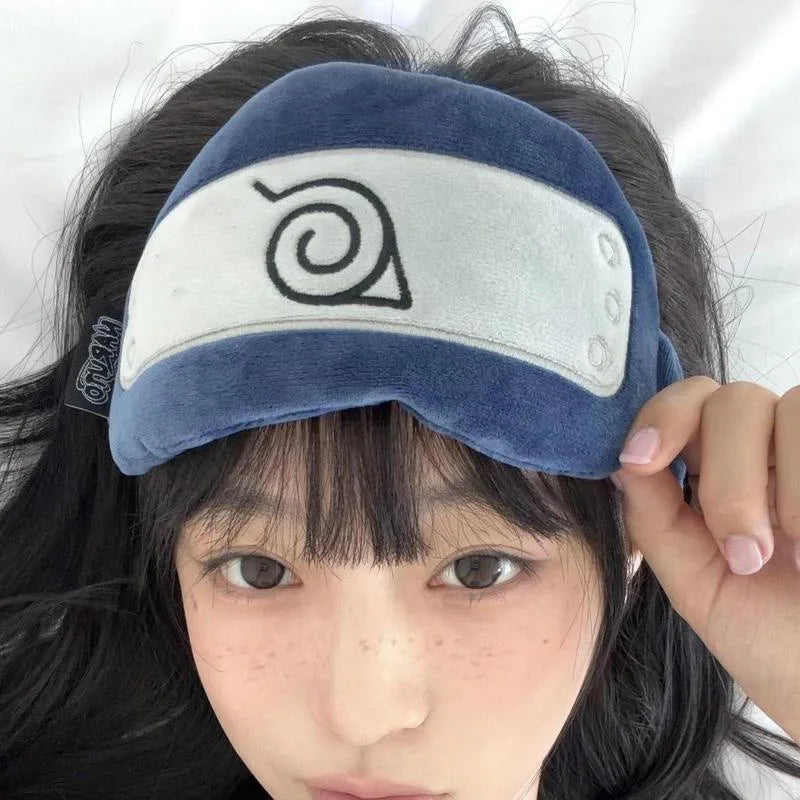 Masque de Sommeil Naruto - Bandeau Frontal de Konoha