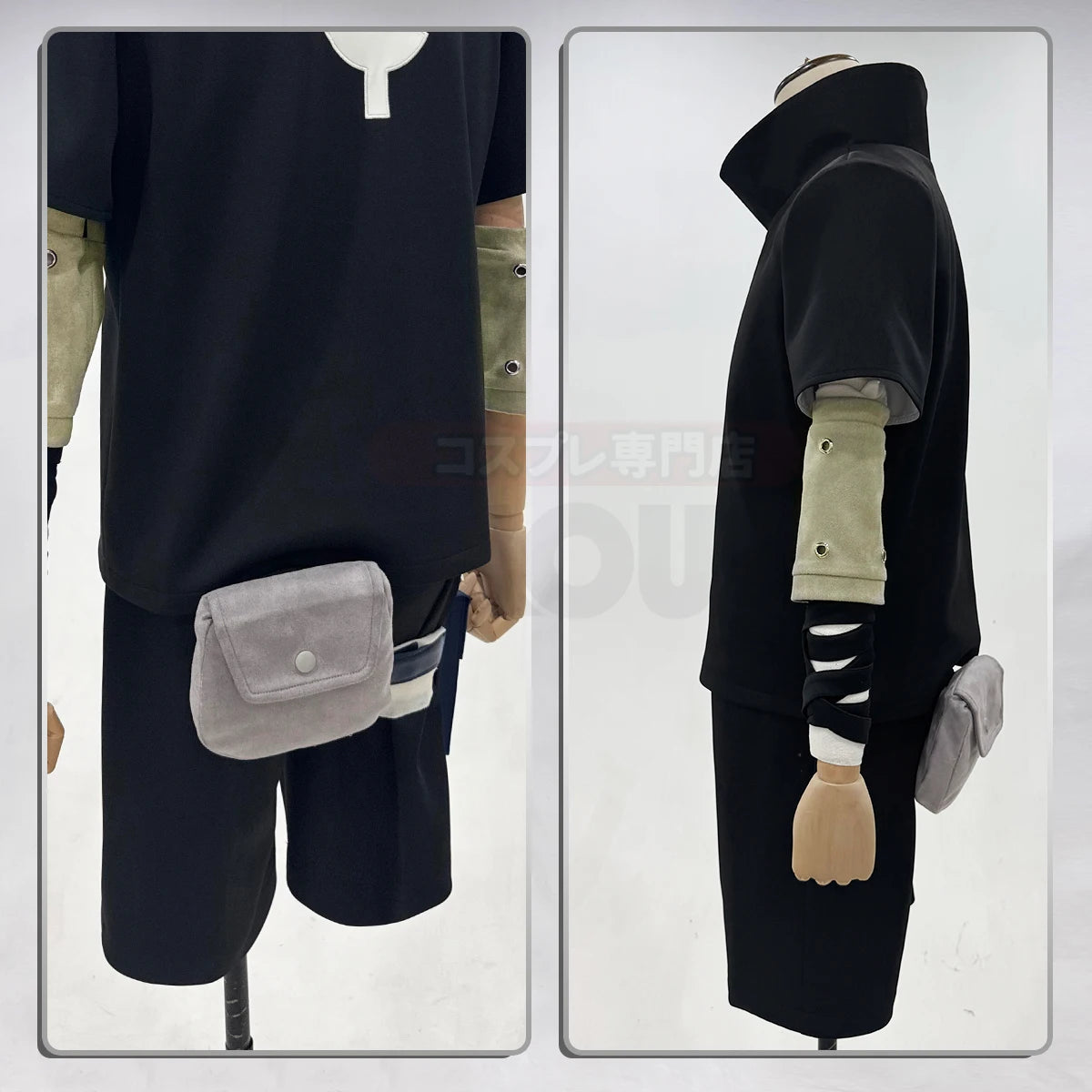 Cosplay Naruto - Sasuke Genin Noir