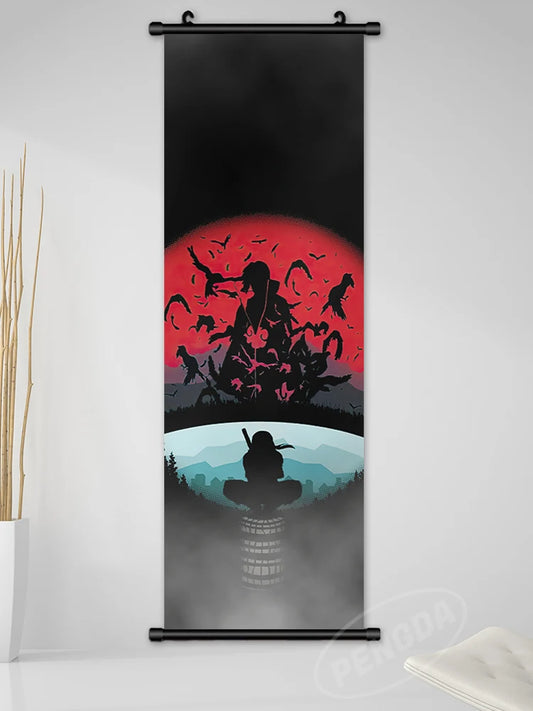 Poster Naruto - Genjutsu Corbeaux Itachi Uchiha