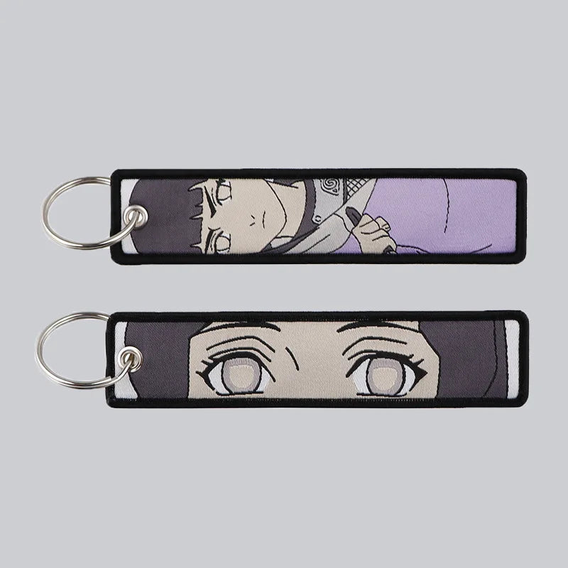 Porte-Clé Naruto - Hinata Hyûga et son Byakugan