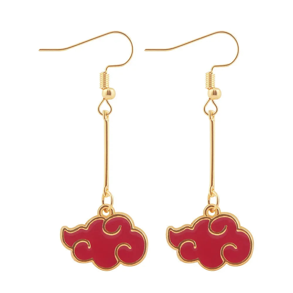 Boucles d'Oreilles Naruto - Akatsuki
