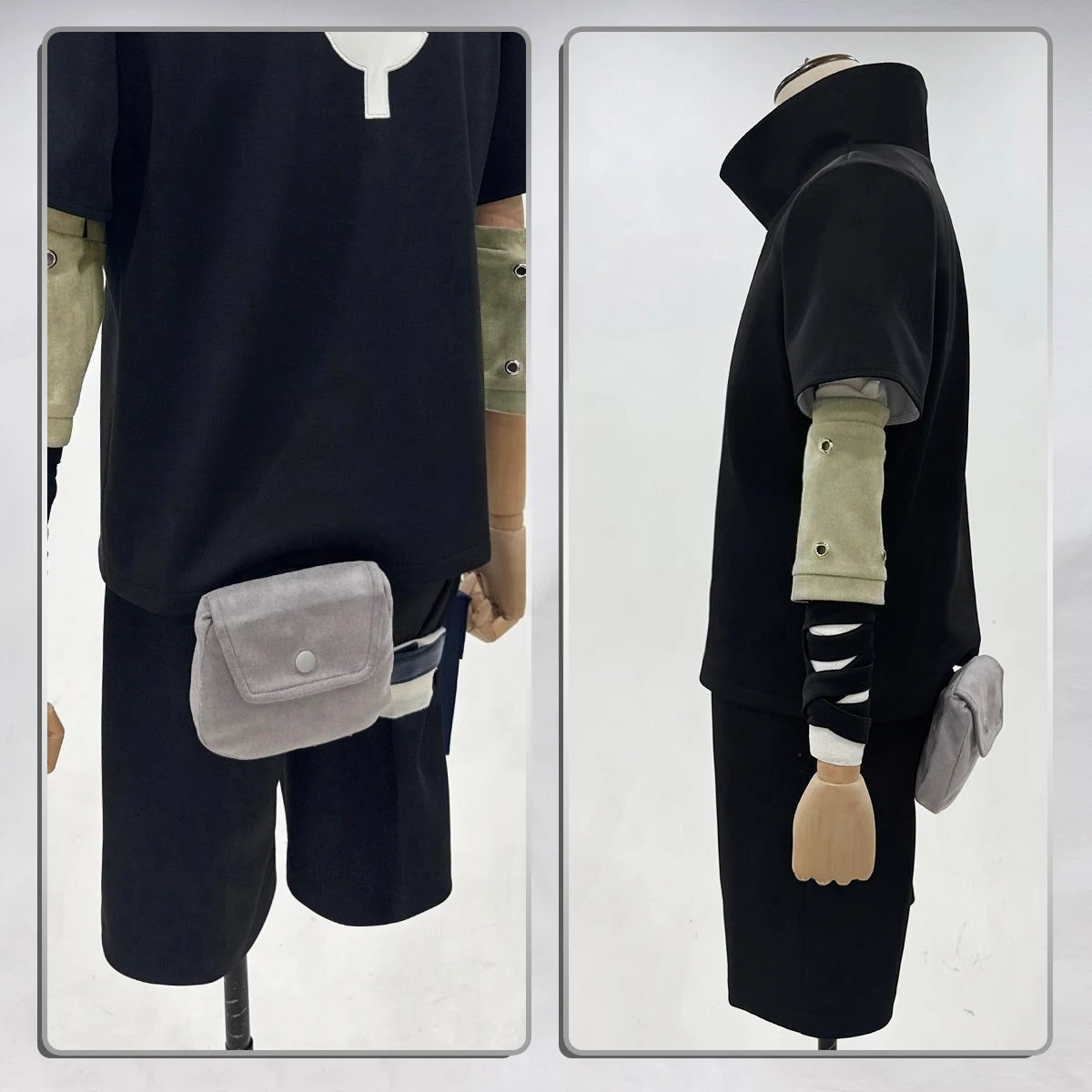 Cosplay Naruto - Sasuke Genin Noir
