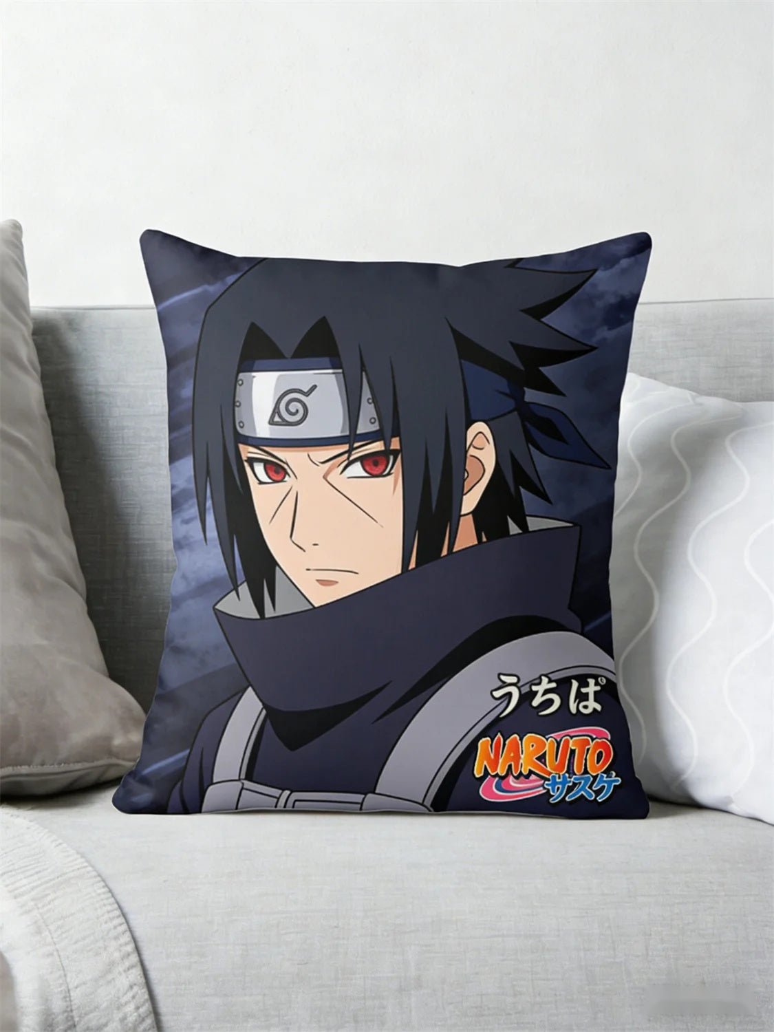Housse de Coussin Naruto - Sasuke Uchiha