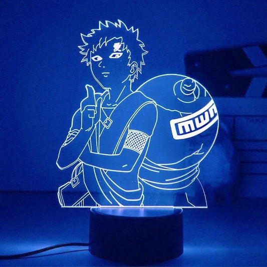 Lampe 3D Naruto - Gaara du Désert