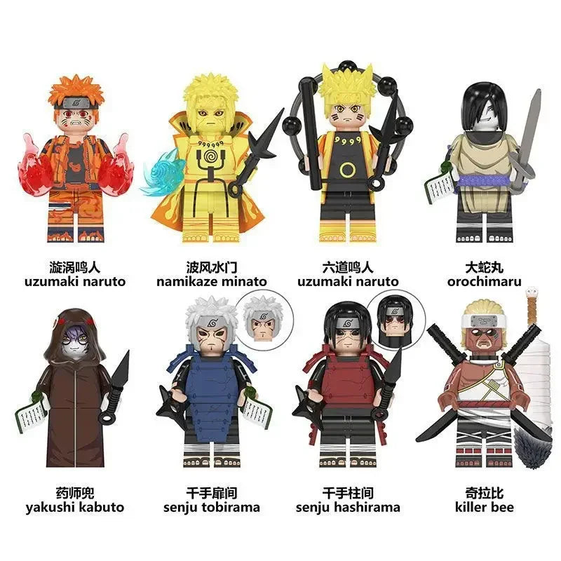 LEGO Naruto - 8 Minifigurines des Hokage